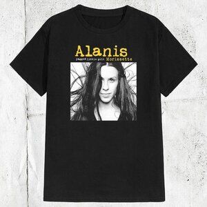 Alanis Morissette 90s Retro Rock Band Music Fan Graphic Unisex T-Shirt